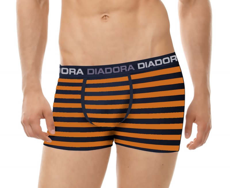 Diadora boxerky pánské 5766 oranžové | Vermali.cz