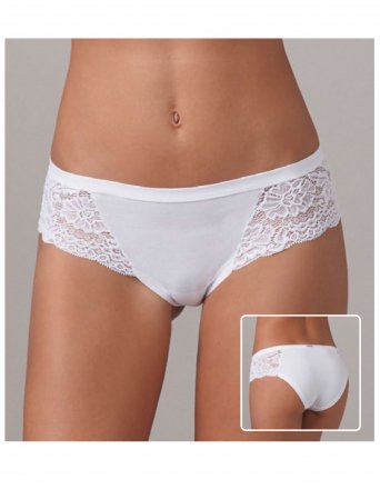 Lovelygirl dámské kalhotky 8223 bílé