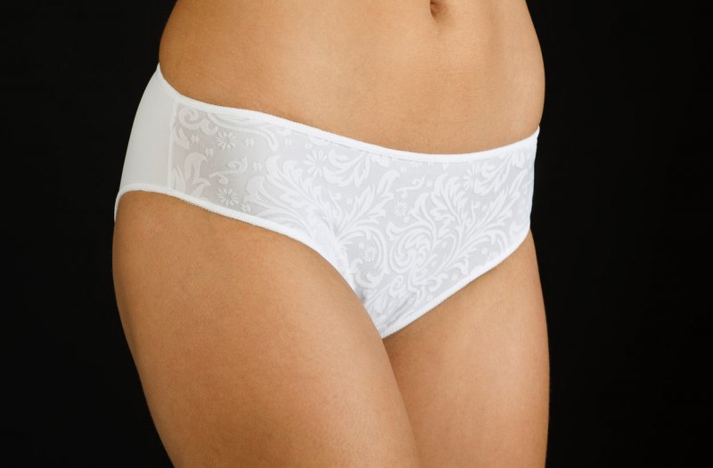 Selene bokové kalhotky Morella bikini bílé | Vermali.cz