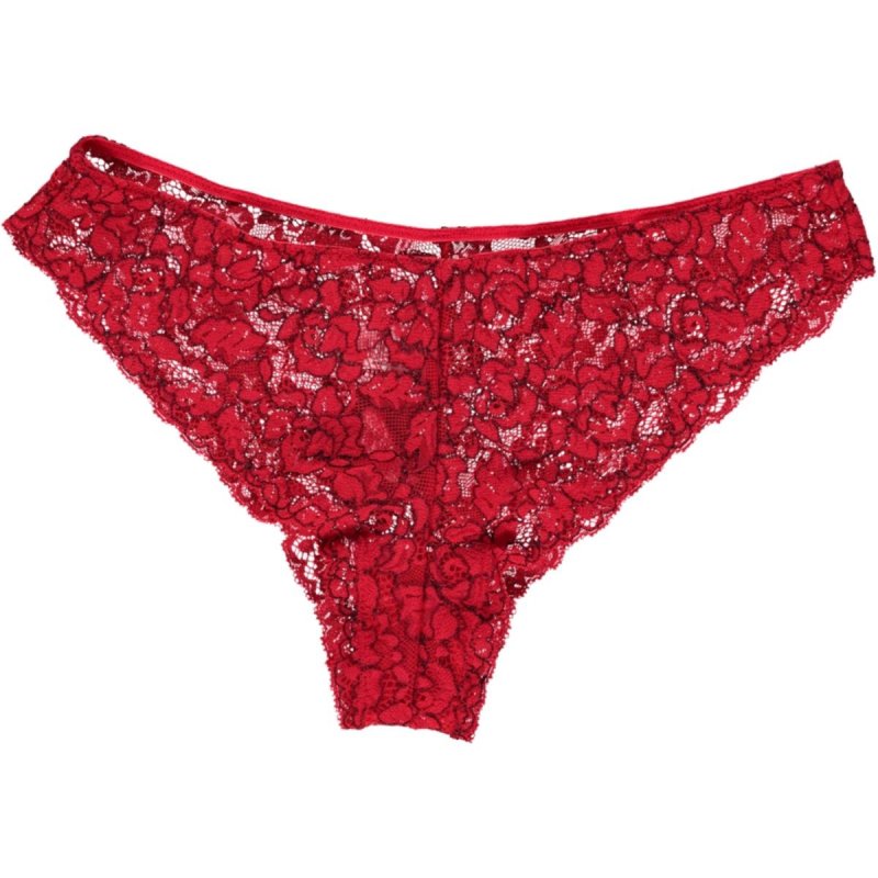 Cotonella brasilské kalhotky CD412 červené | Vermali.cz