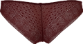 Cotonella brasilské kalhotky CD715 bordeaux | Vermali.cz