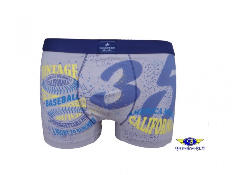 Gasoline blu boxerky pánské 4564 šedé | Vermali.cz