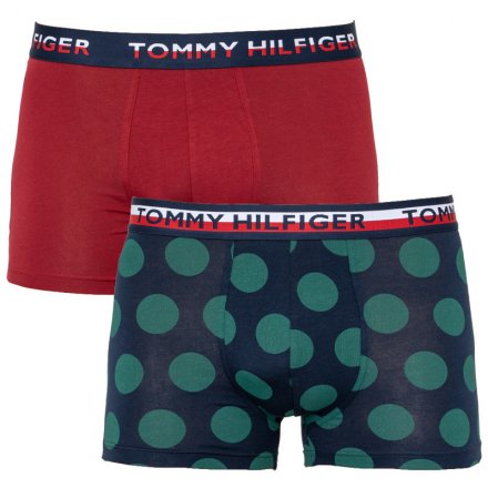 TOMMY HILFIGER Pánské boxery 1233 2Pack Puntík