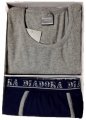 Diadora komplet pánský triko a boxerky 9231 modré | Vermali.cz