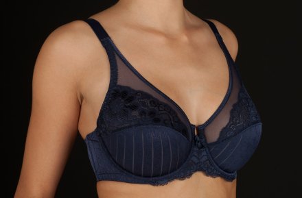 Selene nevyztužená podprsenka Mariluz modrá