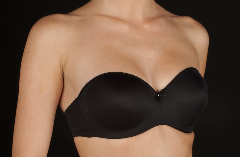 Selene korzetová push up podprsenka Capri černá  | Vermali.cz