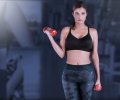 Selene sportovní vyztužená podprsenka Ronda šedá s růžovým lemem | Vermali.cz
