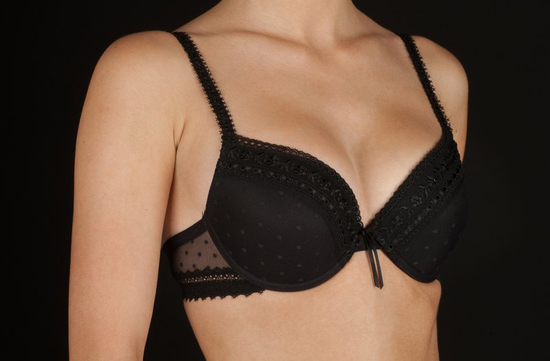 Selene push up podprsenka Casandra černá | Vermali.cz