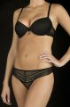 Selene push up podprsenka Casandra černá  | Vermali.cz