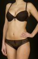 Selene push up podprsenka Casandra hnědá | Vermali.cz