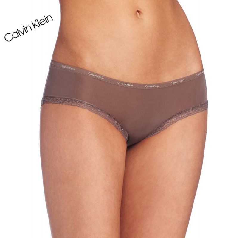 Calvin Klein kalhotky dámské D3448E-39S hnědé | Vermali.cz