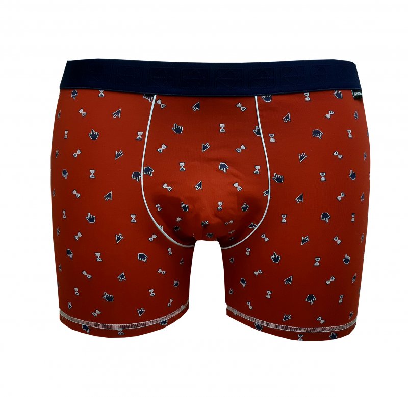 Cotonella boxerky pánské CAU364 IT CROWD červené | Vermali.cz