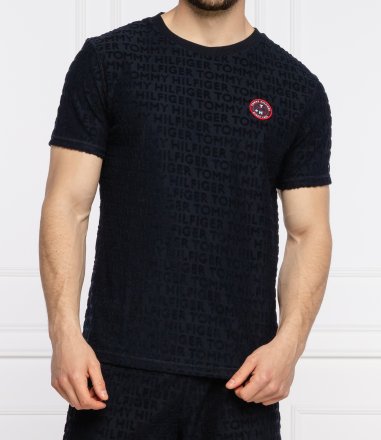 TOMMY HILFIGER pánské tričko krátký rukáv 2120 modré 