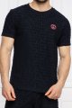 TOMMY HILFIGER pánské tričko krátký rukáv 2120 modré  | Vermali.cz