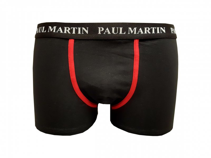 PAUL MARTIN pánské boxerky sportovní 51211 černé | Vermali.cz
