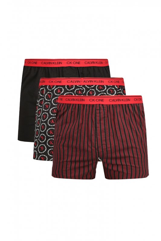 Pánské volné trenky Calvin Klein NB3000A 3pack | Vermali.cz
