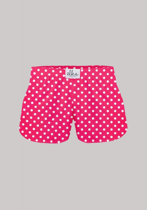 ELKA W00328 Dámské Trenýrky Pink with polka dots | Vermali.cz
