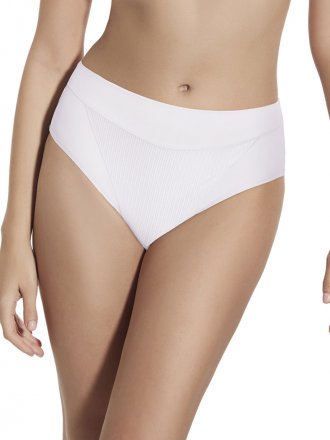 Selene klasické vysoké kalhotky dámské 3119 bílé