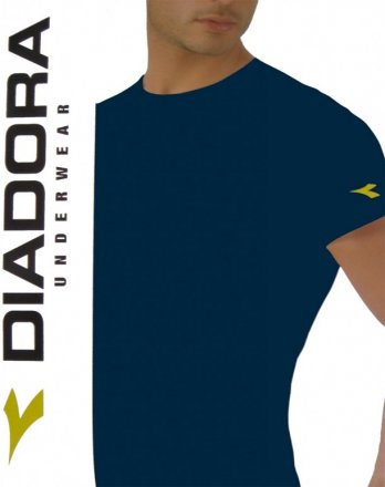 Diadora bavlněné tričko pánské 6061 modré