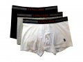 U.S. POLO ASSN. 3Pack boxerky 80155 tm.modrá, bílá, šedá | Vermali.cz