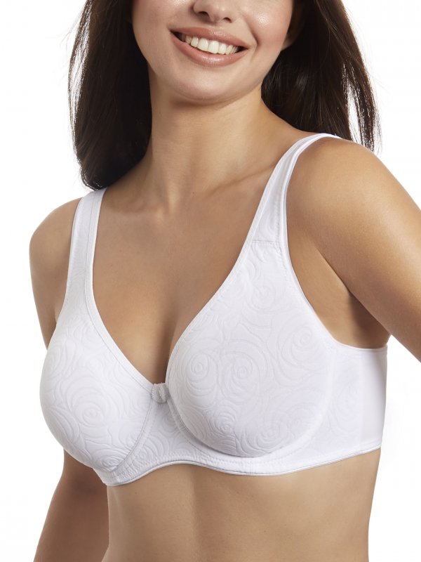 Selene nevyztužená podprsenka s kosticemi Teresa bílá  | Vermali.cz