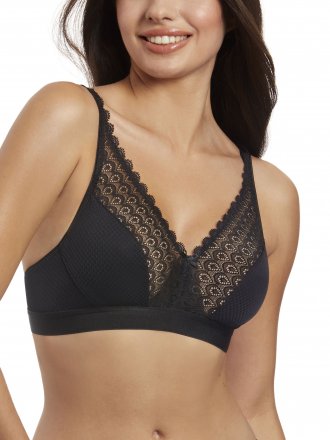 Selene nevyztužená podprsenka bez kostic Cloe černá 