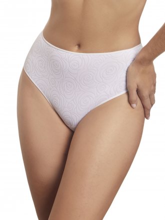 Selene vyšší klasické kalhotky 3123 bílé  