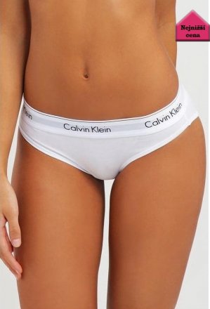 Calvin Klein kalhotky dámské F3787E-100 bílé L