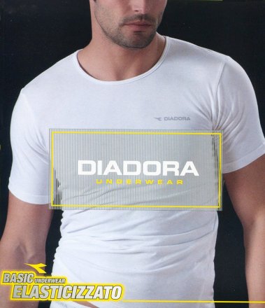 Diadora tričko pánské krátké 905 bílé