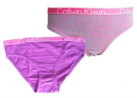 Calvin Klein kalhotky dívčí 2 PACK g80g800008_091